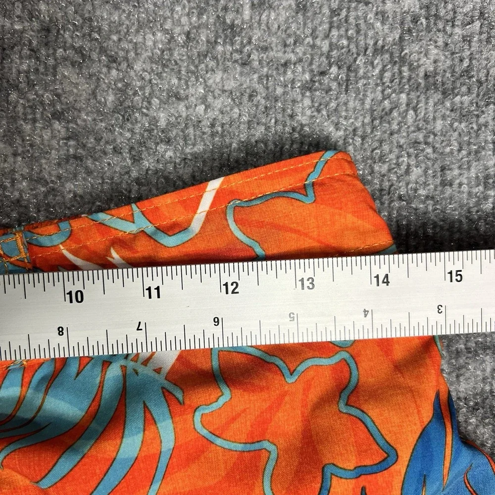 Speedo Swim‎ Trunks Lot (2) Boy's M Blue Orange Tropical Print